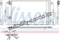 Chladič klimatizace NISSENS 940732