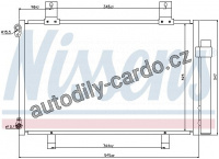 Chladič klimatizace NISSENS 940057