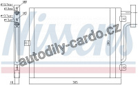 Chladič klimatizace NISSENS 94715