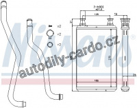Výměník tepla NISSENS 70979