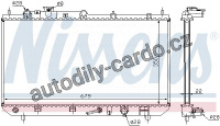 Chladič motoru NISSENS 625081
