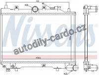 Chladič motoru NISSENS 62512