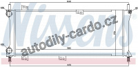 Chladič motoru NISSENS 617731