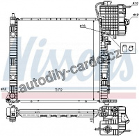 Chladič motoru NISSENS 62559A