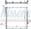 Chladič motoru NISSENS 60788A