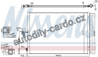 Chladič klimatizace NISSENS 940412