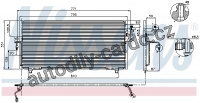 Chladič klimatizace NISSENS 94299