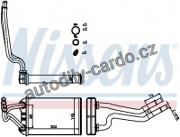 Výměník tepla NISSENS 70980