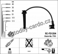 Sada kabelů pro zapalování NGK RC-FD1204 - FORD