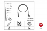 Sada kabelů pro zapalování NGK RC-FD1205 - FORD