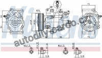 Kompresor klimatizace NISSENS 89399