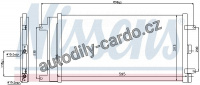 Chladič klimatizace NISSENS 940061