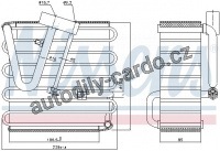 Výparník NISSENS 92022