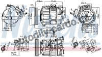 Kompresor klimatizace NISSENS 89463