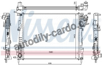 Chladič motoru NISSENS 63122