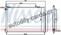 Chladič klimatizace NISSENS 940062