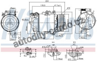 Kompresor klimatizace NISSENS 89483