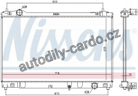 Chladič motoru NISSENS 646874
