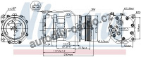 Kompresor klimatizace NISSENS 89118