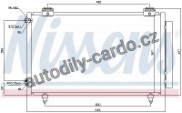 Chladič klimatizace NISSENS 94719