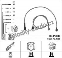 Sada kabelů pro zapalování NGK RC-PG605 - PEUGEOT