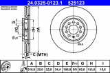 Brzdový kotouč ATE 24.0325-0123 (AT 525123) - Power Disc - AUDI, SEAT, VW