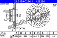 Brzdový kotouč ATE 24.0128-0264 (AT 428264)