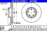 Brzdový kotouč ATE 24.0131-0100 (AT 431100)