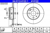 Brzdový kotouč ATE 24.0112-0122 (AT 412122) - FIAT