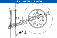 Brzdový kotouč ATE 24.0110-0356 (AT 410356)