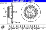 Brzdový kotouč ATE 24.0310-0227 (AT 510227) - Power Disc