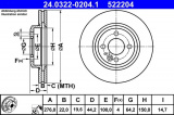 Brzdový kotouč ATE 24.0322-0204 (AT 522204) - Power Disc - MINI