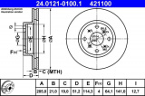 Brzdový kotouč ATE 24.0121-0100 (AT 421100) - ROVER