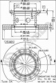 Brzdový kotouč BREMBO 09.4349.10