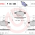 Sada brzdových destiček BREMBO P85085 - AUDI, SEAT, ŠKODA, VW