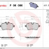 Sada brzdových destiček BREMBO P06086 - MINI