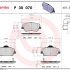 Sada brzdových destiček BREMBO P30070 - HYUNDAI, KIA