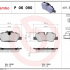 Sada brzdových destiček BREMBO P06090 - MINI