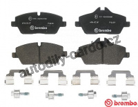 Sada brzdových destiček BREMBO P06091 - BMW