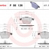 Sada brzdových destiček BREMBO P85129 - AUDI, SEAT, VW