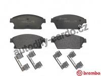 Sada brzdových destiček BREMBO P59077 - CADILLAC, CHEVROLET, OPEL, VAUXHALL