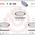 Sada brzdových destiček BREMBO P28029 - HONDA, NISSAN