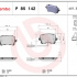 Sada brzdových destiček BREMBO P85142 - AUDI