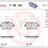 Sada brzdových destiček BREMBO P06104 - MINI