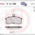 Sada brzdových destiček BREMBO P41003X - LADA, ZAZ