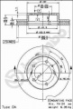 Brzdový kotouč BREMBO 09.5932.10 - NISSAN