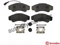 Sada brzdových destiček BREMBO P23092 - CITROËN, FIAT, PEUGEOT