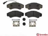 Sada brzdových destiček BREMBO P23092 - CITROËN, FIAT, PEUGEOT