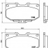 Sada brzdových destiček BREMBO P56025 - SUBARU