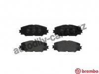 Sada brzdových destiček BREMBO P83082 - SUBARU, TOYOTA